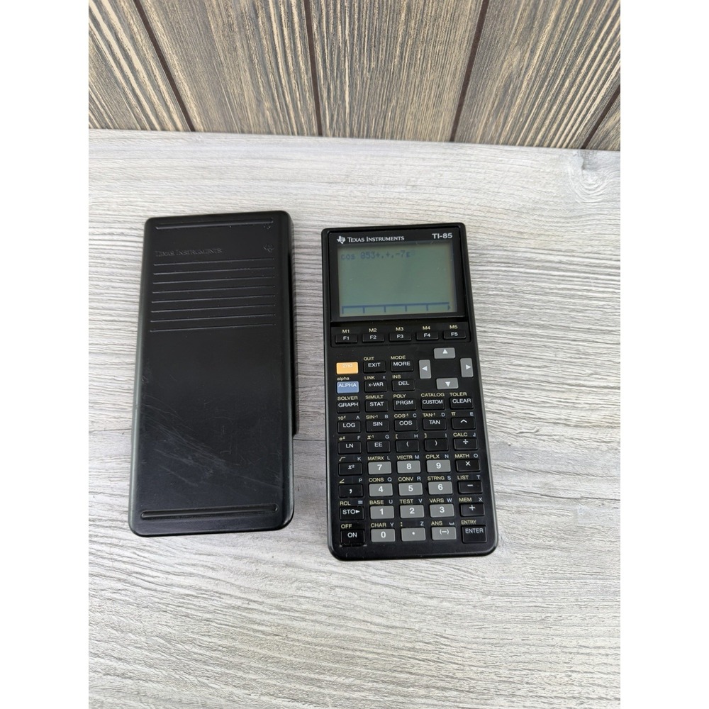 Texas Instruments TI-85 Graphing Calculator W/ Cover Tested & Working